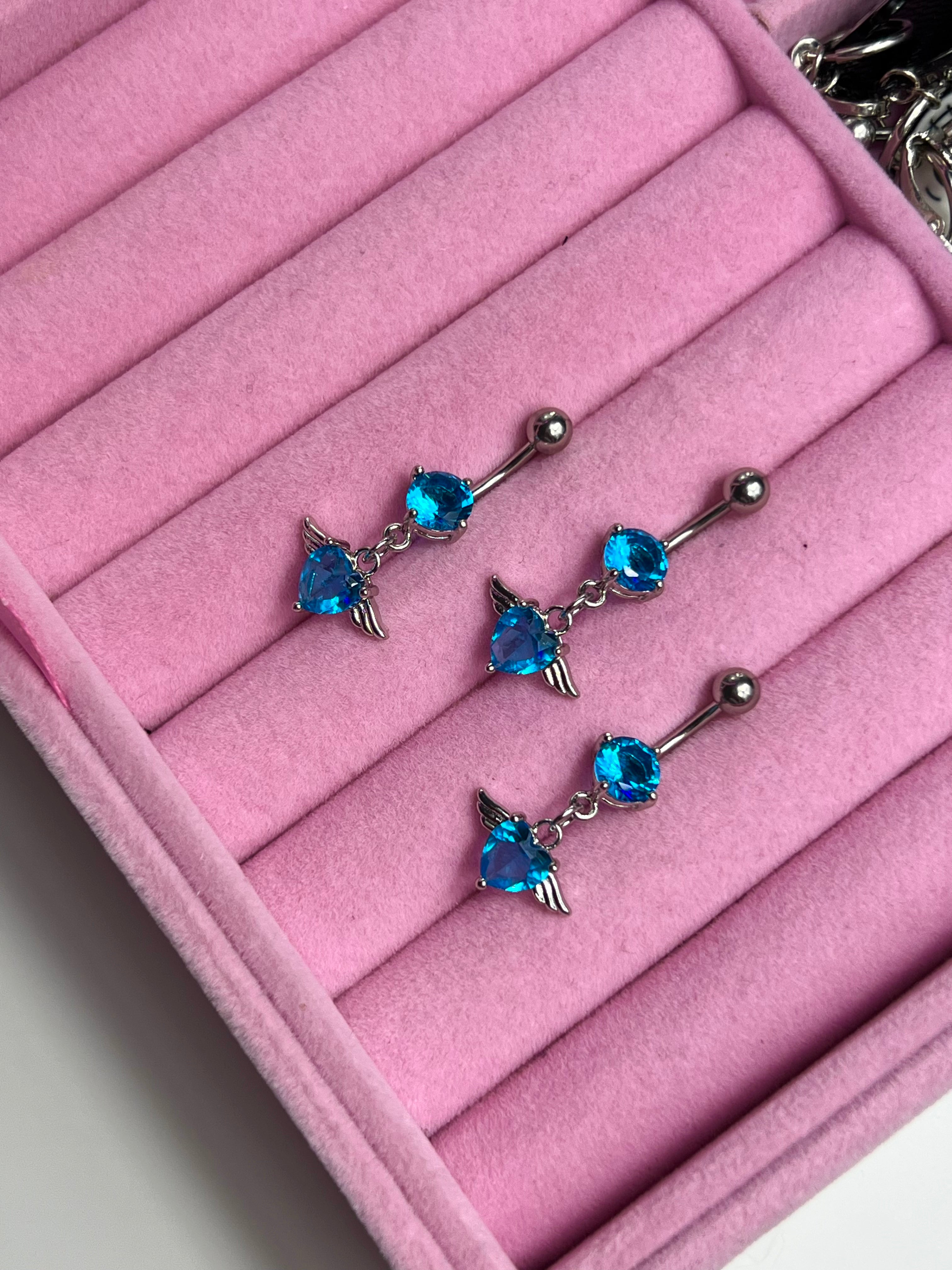 Blue Angel Belly Ring